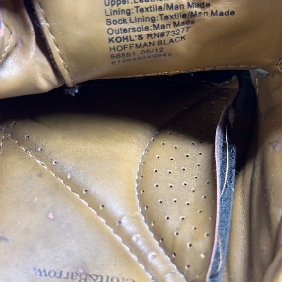 Croft & Borrow Classic Black Wingtip Oxford Dress Shoes sz 13 - Picture 4 of 4